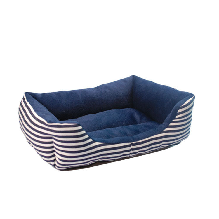 Retro Pet Sofa Bed: Bolstered, Washable