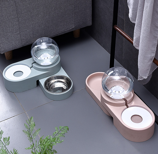 Auto-Fill Pet Water Bowl: Hands-Free