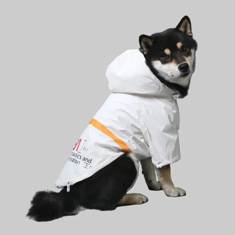 Fluff Republic Reflective Dog Raincoat: windproof, hi-vis dog coat