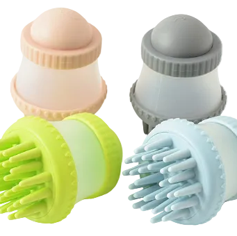 Silicone Pet Brush: Bath & Massage