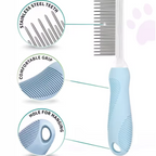 Self-Cleaning Pet Brush: Deshedding