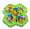 Fluff Republic Slow-Down Dog Bowl with a maze base