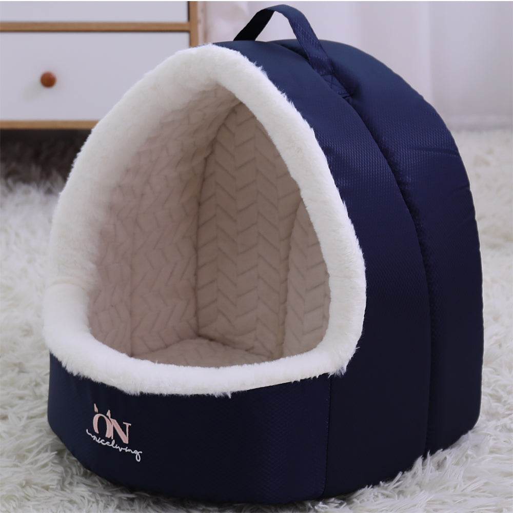 Hooded Cat Cave Bed: Cute Animal Designs