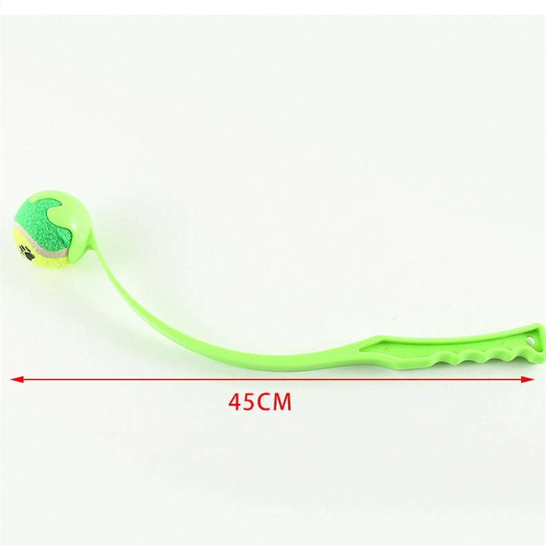 Long-Throw Dog Fetch Launcher: Training Toy
