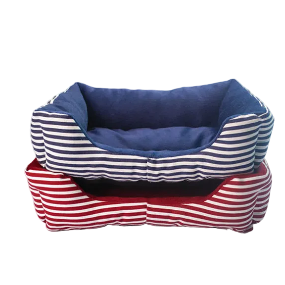 Retro Pet Sofa Bed: Bolstered, Washable