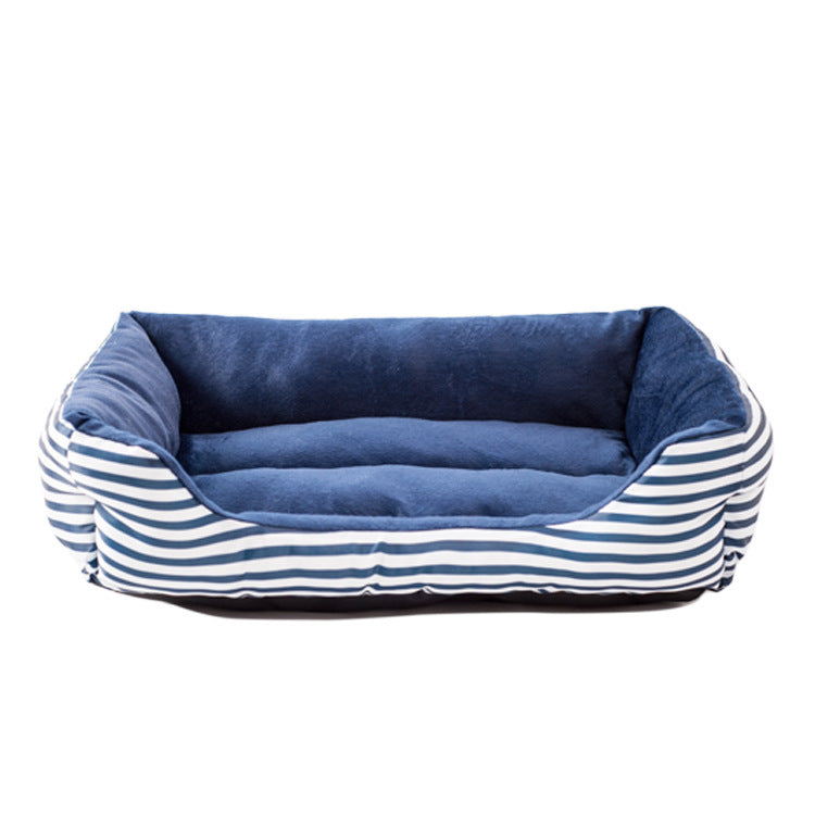 Retro Pet Sofa Bed: Bolstered, Washable