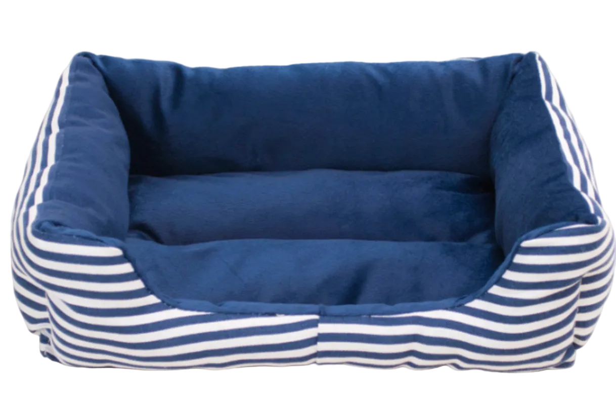 Retro Pet Sofa Bed: Bolstered, Washable